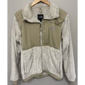 The North Face Summit Series Deep Pile Fleece Jacket Full Zip Cream Women's Med